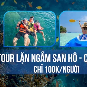 Dịch vụ tour lặn san hô và chèo SUP tại Hòn Sơn với giá ưu đãi cho du khách.
