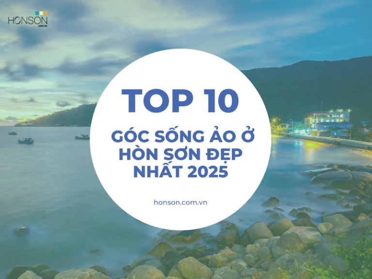 các góc sống ảo đẹp nhất ở hòn sơn