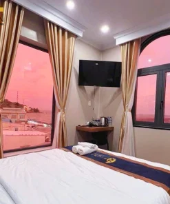 View ngắm hoàng hôn yên bình tại Richen Hotel Hòn Sơn